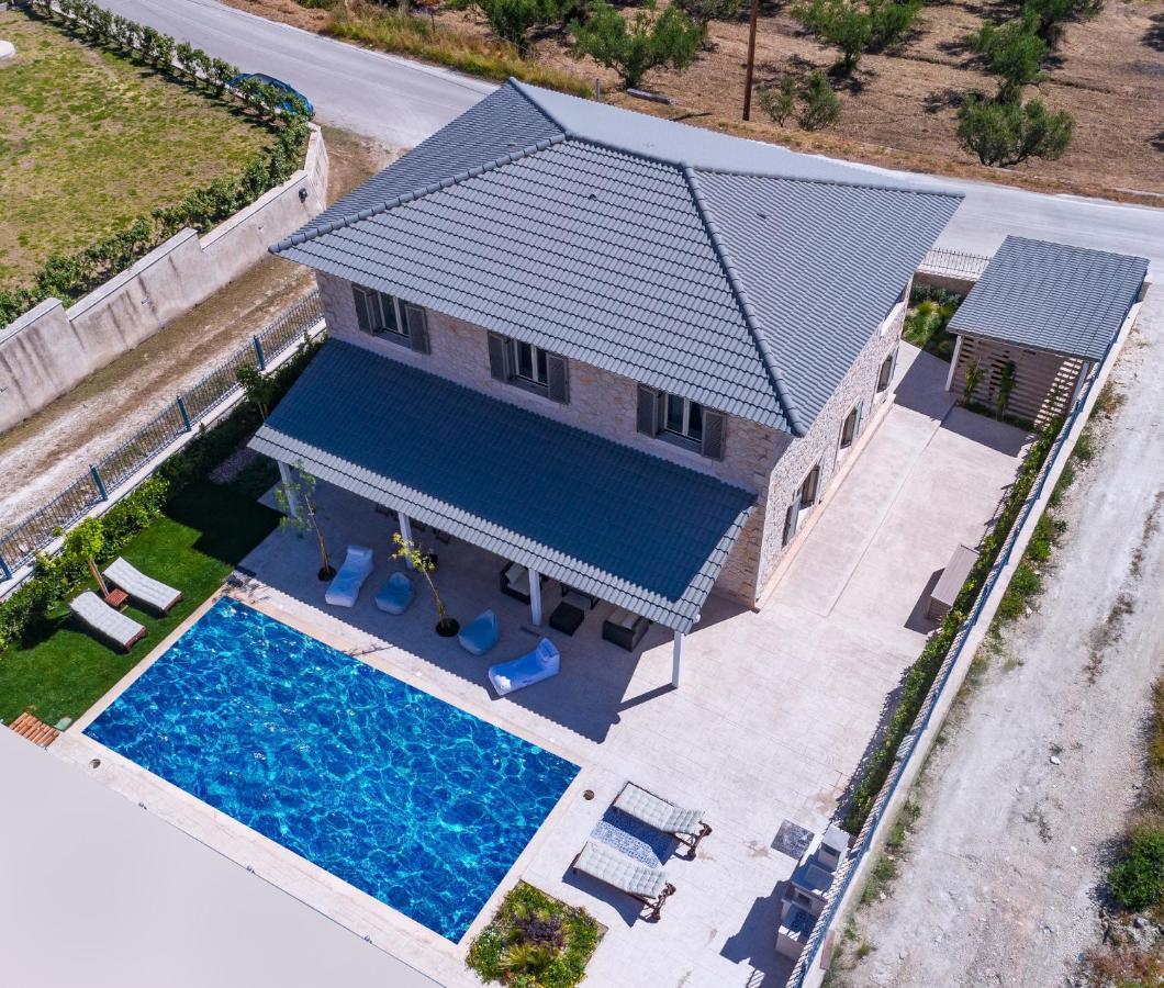 Zante Soleil - High-End Stone Villa With Swimming Pool Lagopodhon Exterior foto