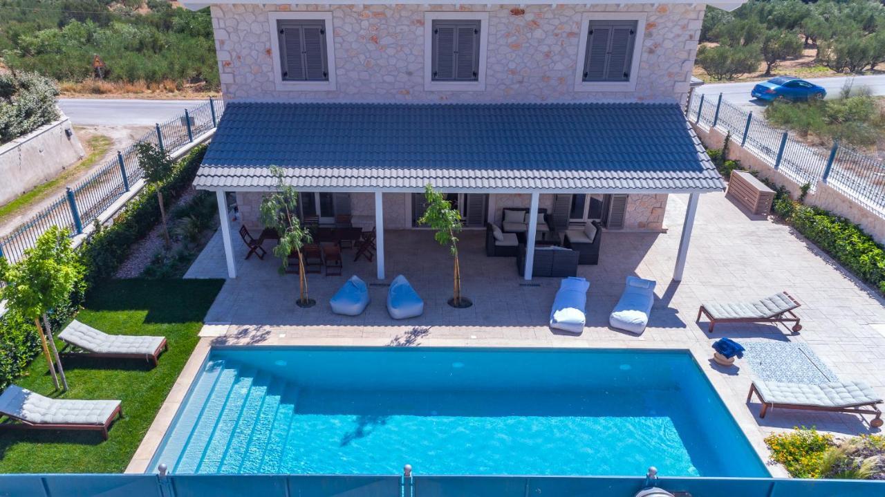 Zante Soleil - High-End Stone Villa With Swimming Pool Lagopodhon Exterior foto